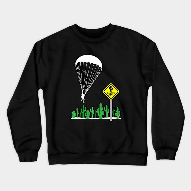 Mod.1 Cactus Zone Paratrooper Crewneck Sweatshirt by parashop